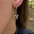 Argola Valentina Serpente em Banho Ouro18k - Imagem 2