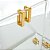 Brinco Agnes Retangular em Banho Ouro18k - Imagem 2