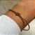 Bracelete Alana com Nó em Banho Ouro18k - Imagem 1