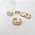 Anel Lari Bold com Listras em Banho Ouro18k - Imagem 2