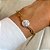 Pulseira Nayla com Pingente em Pérola em Banho Ouro18k - Imagem 1