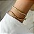 Bracelete Ondulado em Banho Ouro18k - Imagem 3