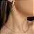 Brinco Gota em Banho Ouro18k - Imagem 3