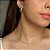 Brinco Gota em Banho Ouro18k - Imagem 1