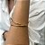 Bracelete Anne Cruzado em Banho Ouro18k - Imagem 1