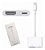 Adaptador Lightning Hdmi Usb iPhone 8 11 Pro X 12 13 Pro - Imagem 2