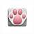 Keycap Artisan ZOMOPLUS Kitty Paw com silicone, White Pink - 759663284820 - Imagem 1