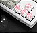 Keycap Artisan ZOMOPLUS Kitty Paw com silicone, White Pink - 759663284820 - Imagem 3