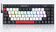 MECANICO GAMER MAGICWAND RGB BRANCO, PRETO E VERMELHO SWITCH BROWN - Imagem 5
