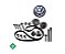 Kit Correia Dentada +tensor Original Ina Amarok 2.0 Tdi 5300550100 - Imagem 3