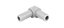 Conector Engate Rápido DM Fit para Chopeira Conector L Pino 3/8" x 3/8" Espigão - Imagem 1