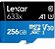 Cartão de memória Lexar LSDMI256BB-633A e Adaptador de Cartao de memoria usb e suporte para Cartão de Memoria - Imagem 2