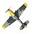 Avião de controle remoto bf109 2.4ghz 4ch 400mm Profissional - Imagem 1