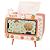 Mini Tv Retrô P/ Celular Suporte Porta Guardanapos Rosa - Imagem 2
