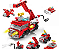 Bombeiro 6 em 1 Lego com 142 peças - Imagem 1
