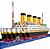 Navio Titanic 1860 Peças Estilo Lego - Imagem 1