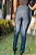 Calça Legging Feminina Prada Recortes Skinny Bolso Itália - 23. Azul Petroleo - Imagem 2
