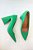 Scarpin Nikki Salto Triangular - Ss22 Verde - Imagem 3