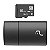 Pen drive 2 em 1 leitor USB + Cartão de memória classe 10 16GB preto multilaser - MC162 - Imagem 1