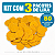 Kit com 3 Pacotes de Lixa Plantar Norton Gramatura 80 Podoplus - Imagem 1