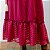 Vestido longo amplo, sem manga, gola vitoriana, com forro - Vestido Cranberry - Imagem 4