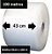 BOBINA PLÁSTICO BOLHA 0,43 X 100 METROS - Imagem 1