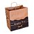 Sacola Kraft Happy Food GRANDE 30x19x31cm | 100 Unidades - Imagem 1