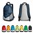 Mochila em 600D com bolsos laterais em tela e bolso interior - Imagem 1