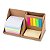 Bloco de anotações formato de cubo em papelão reciclado - Imagem 3