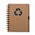Bloco de anotação ecológico com símbolo reciclado na capa - Imagem 5