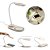 Luminária de mesa em ABS e fibra de palha de trigo com carregador wireless - Imagem 1