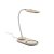 Luminária de mesa em ABS e fibra de palha de trigo com carregador wireless - Imagem 3