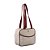 Bolsas Maternidades Palha com Bordô P M G 03 Peça- Coleção Glamour Trançadinho Liso - Imagem 3