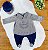 Macacão Longo de Plush para Bebê Principe Nobre 02 peças - Imagem 5