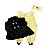 Macacão Longo de Plush para Bebê Jasmine Amarelo 03 peças - Imagem 2