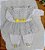 Macacão Longo para Bebê Leia Chevron Cinza com Amarelo 02 Peças - Imagem 2