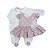Macacão Longo e Vestido para Bebê Reino das Princesas 02 Peça - Imagem 1