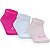 Combo 03 Pares de Meia Colors Para Bebê: Branca, Rosa e Pink 06 a 12 meses - Imagem 1