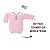Conjunto Jardineira e Body Manga Curta Ameli Rosa Floral 3 Peças - Imagem 6