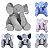 Almofada Travesseiro Elefante News Bebê Dormir Pelúcia 64cm - Imagem 1