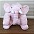 Almofada Travesseiro Elefante News Bebê Dormir Pelúcia 64cm - Imagem 15