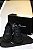 Sapato Preto Suede Detalhes Branco - Imagem 3