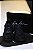 Sapato Preto Suede Detalhes Branco - Imagem 4