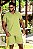 Polo Verde Abacate Tricot Gola V Escrita De Buenas - Imagem 3