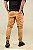 Calça Cargo Marrom Elástico Zíper - Imagem 3