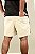Bermuda Cargo Bege Elástico Zíper - Imagem 4