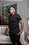 Camisa Preta Suedine Punho Embossing De Buenas - Imagem 5