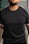 Camisa Preta Suedine Punho Embossing De Buenas - Imagem 6