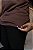 Camisa Marrom Suedine Punho Embossing De Buenas - Imagem 8
