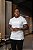 Camisa Off-White Suedine Punho Embossing De Buenas - Imagem 1